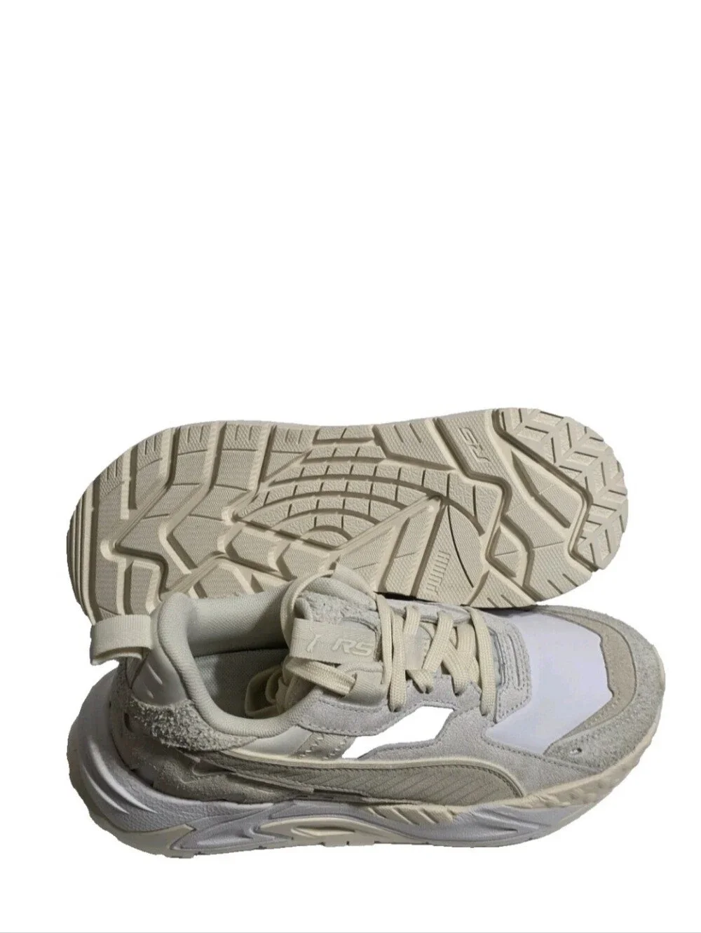 Puma Cream and White Chunky Sneaker